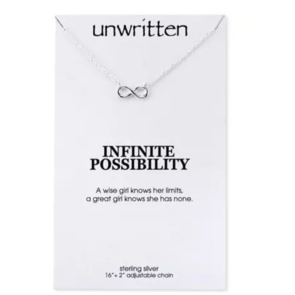 Unwritten Mini Infinity Pendant Necklace - Picture 2 of 4